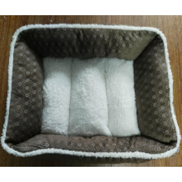 Culcus dreptunghiular pentru caini cu doua fete Enjoy 60x55x20cm