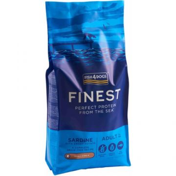 FISH4DOGS Finest Adult Sardine ?i Cartofi dulci, Small Kibble 6 Kg