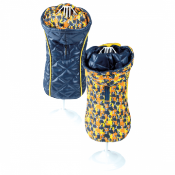 Geaca dubla captusita pentru caini Croci Frenchie 25 cm