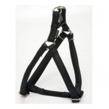 Ham ajustabil din piele, negru, design deosebit, 50-75 cm x 20 mm