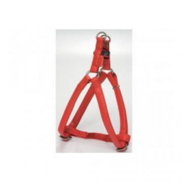 Ham ajustabil, rosu, din piele, 50-75 cm x 20 mm