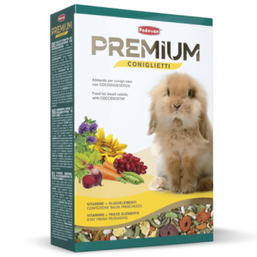 Hrana pentru iepuri Padovan Premium Coniglietti 500 g
