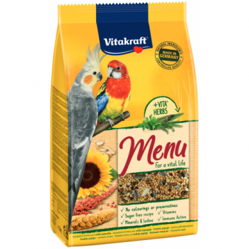Hrana pentru nimfe Vitakraft Premium Menu 1KG