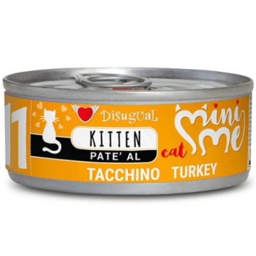 Hrana umeda pentru pisici Disugual Cat Mini Me Kitten Curcan 85g