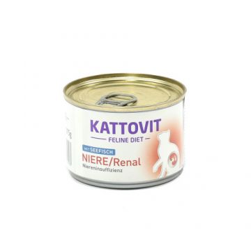 Hrana umeda pentru pisici Kattovit Niere Renal cu peste 175 g