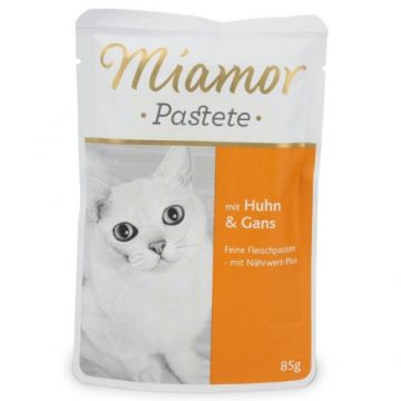 Hrana umeda pentru pisici Miamor cu pui si gasca 85 g
