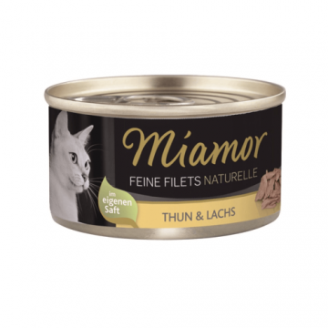 Hrana umeda pentru pisici Miamor Naturell Ton&Somon 80g