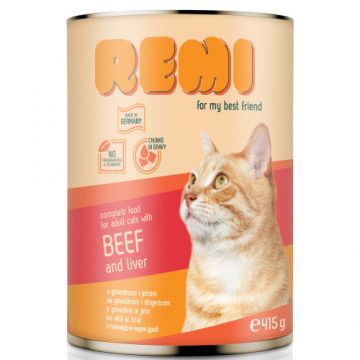 Hrana umeda pentru pisici Remi Vita si Ficat 415 gr