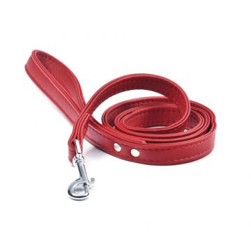 Lesa din piele Enjoy, neagra, rezistenta, latime 20 mm, lungime 5 m