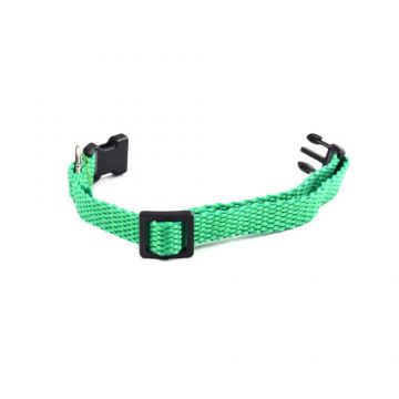 Zgarda chinga reglabila, neagra, material rezistent, 15-25 cm x 1 cm