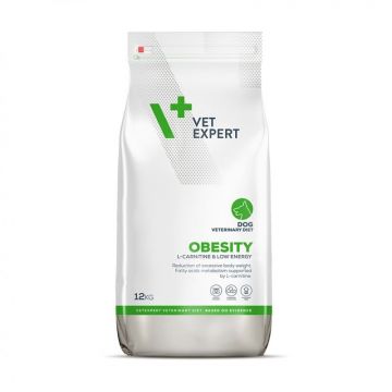 4T Dieta Veterinara Obesity Dog, Vetexpert, 12 kg ieftina