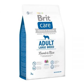 Brit Care Adult Large Breed Lamb & Rice, 3 kg la reducere