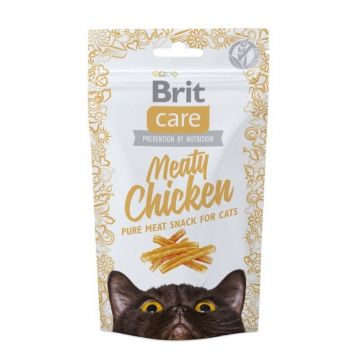 Brit Care Cat Snack Meaty Chicken, 50 g ieftina