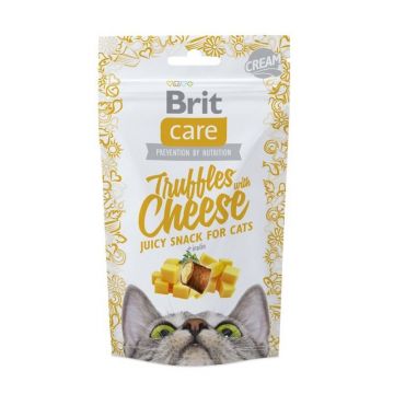 Brit Care Cat Snack Truffles Cheese, 50 g ieftina