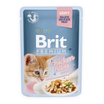 Brit Cat Delicate Chicken in Gravy for Kitten, 85 ieftina