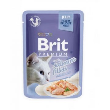 Brit Cat Delicate Salmon in Jelly, 85 g