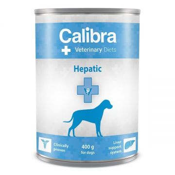 Calibra VD Dog Can Hepatic, 400 g