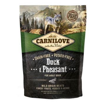 Carnilove Duck and Pheasant for Adult, 1.5 kg de firma originala