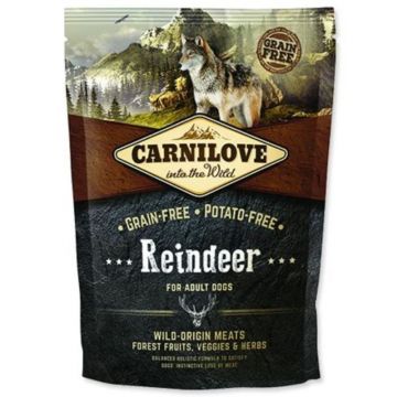 Carnilove Reindeer for Adult, 1.5 kg de firma originala