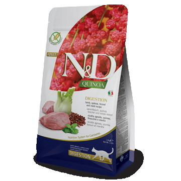 N&D Cat Digestion, Quinoa and Lamb, 1.5 kg