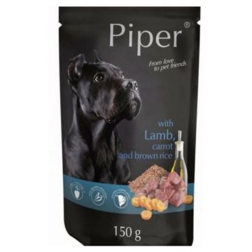 Piper Adult Dog, Miel, Morcovi Si Orez Brun, 150 g
