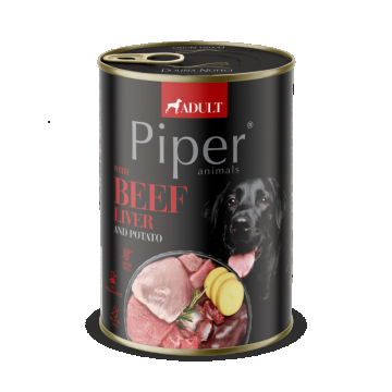 Piper Adult Dog, Ficat de Vita si Cartofi, 400 g ieftina