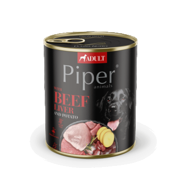 Piper Adult Dog, Ficat de Vita si Cartofi, 800 g