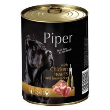 Piper Adult Dog, Inimi De Pui Si Orez Brun, 400 g