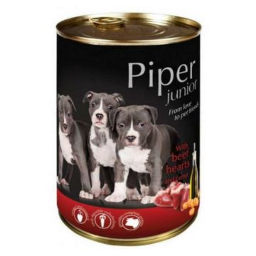 Piper Junior Dog, Inima De Vita Si Morcovi, 400 g la reducere