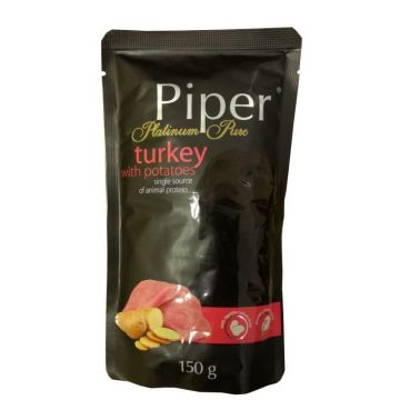 Piper Platinum Pure Dog, Curcan Si Cartofi, 150 g ieftina