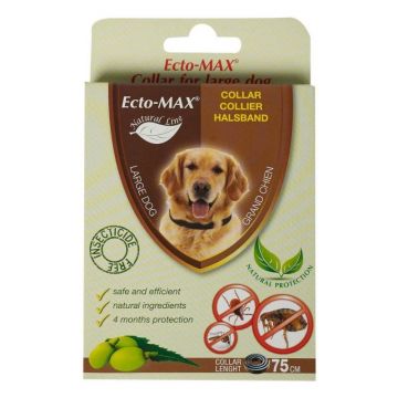 Zgarda antiparazitara Ecto-MAX Dog L, 75 cm ieftin