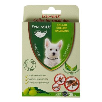 Zgarda antiparazitara Ecto-MAX Dog S, 38 cm