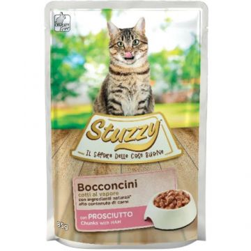 Hrana umeda Stuzzy Chunks pentru pisici cu Sunca 85 gr