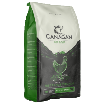 Hrana uscata pentru caini Canagan Adult cu pui 12 kg