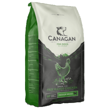 Hrana uscata pentru caini Canagan Adult cu pui 2 kg