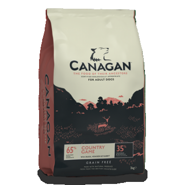 Hrana uscata pentru caini Canagan Adult cu vanat 12 kg