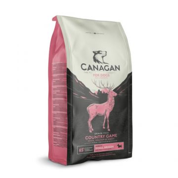 Hrana uscata pentru caini Canagan Adult cu vanat 2 kg
