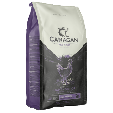 Hrana uscata pentru caini Canagan Adult Light Senior 12 kg