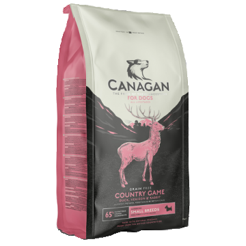 Hrana uscata pentru caini Canagan Grain Free cu vanat 2 kg
