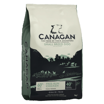 Hrana uscata pentru caini Canagan Grain Free Small Breed cu pui 6 kg