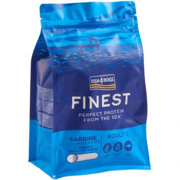 Hrana uscata pentru caini Fish4Dogs Finest Adult Large Sardine si Cartof dulce 1.5 kg