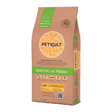 Hrana uscata pentru caini Petkult Sensitive Low Calories 12 kg