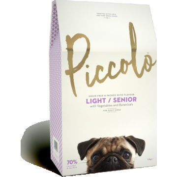 Hrana uscata pentru caini Piccolo Light Senior cu pui si somon 750 g