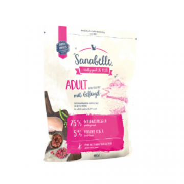 Hrana uscata pentru pisici Sanabelle Adult Pui 400 g