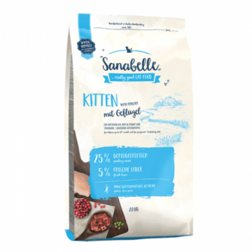 Hrana uscata pentru pisici Sanabelle Kitten 2 kg