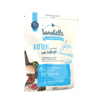 Hrana uscata pentru pisici Sanabelle Kitten 400 g