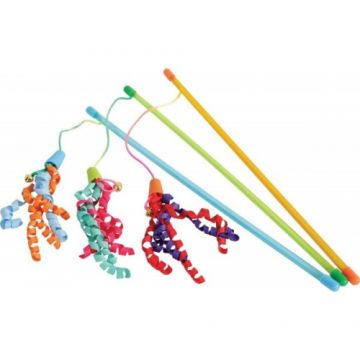 Jucaria pentru pisica Zolux Undita cu Panglica