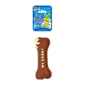 Jucarie din latex pentru caini Soleil Os 17cm A7401