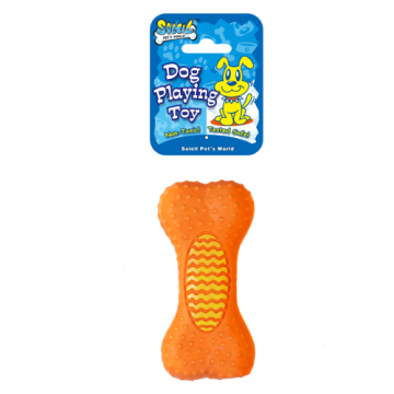 Jucarie din latex pentru caini Soleil Os Dental 12cm A7046