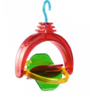 Jucarie din plastic pentru pasari Rubia 7.5x11 cm